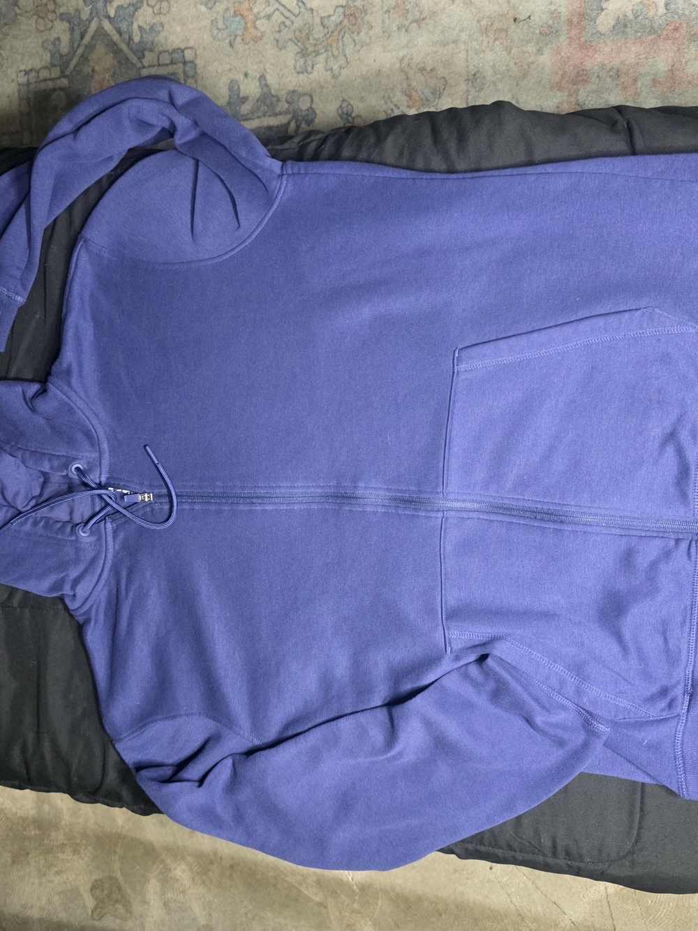 dip Men's Deep Blue Full-Zip Hoodie
